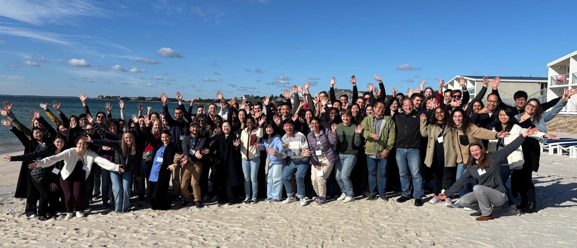 group at the beach